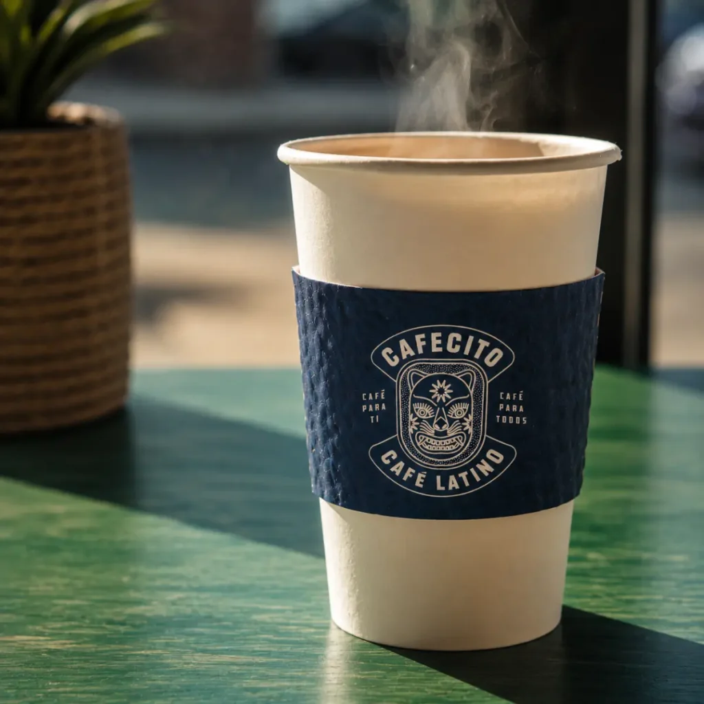 Traditional café de olla served in takeaway cup